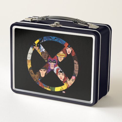 X_Men Character Icon Metal Lunch Box