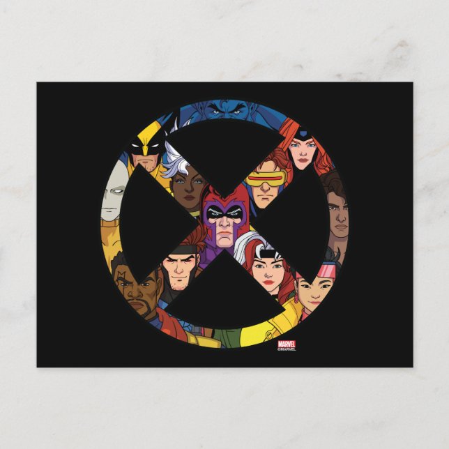 X-Men Character Icon Postcard (Front)