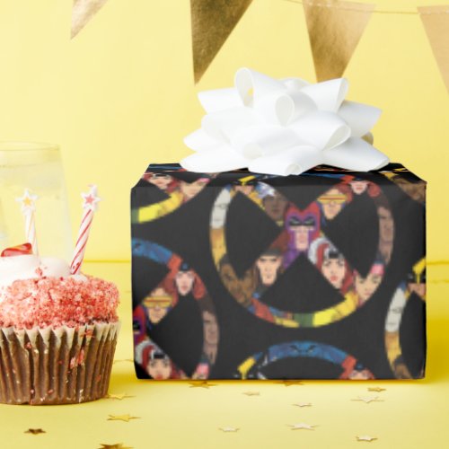X_Men Character Icon Wrapping Paper