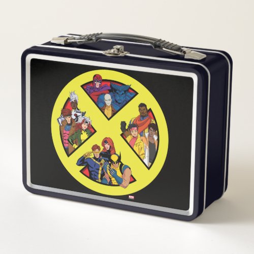 X_Men Character Symbol Metal Lunch Box