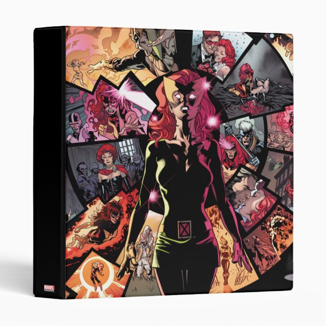 X-Men | Classic Dark Phoenix 3 Ring Binder (Front/Spine)