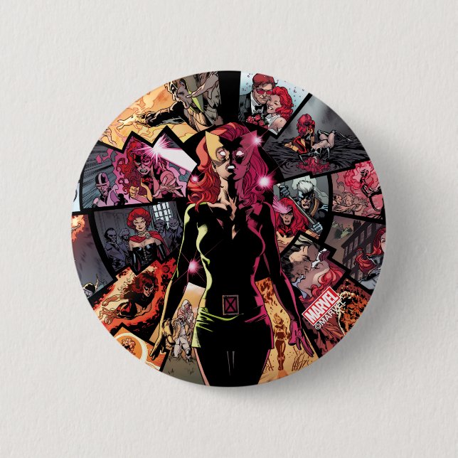 X-Men | Classic Dark Phoenix Button (Front)