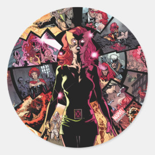 X-Men Classic Dark Phoenix Round Sticker