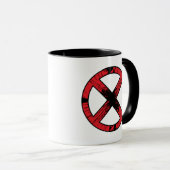 X-Men | Cracked Red and Black X Icon Mug (Front Right)
