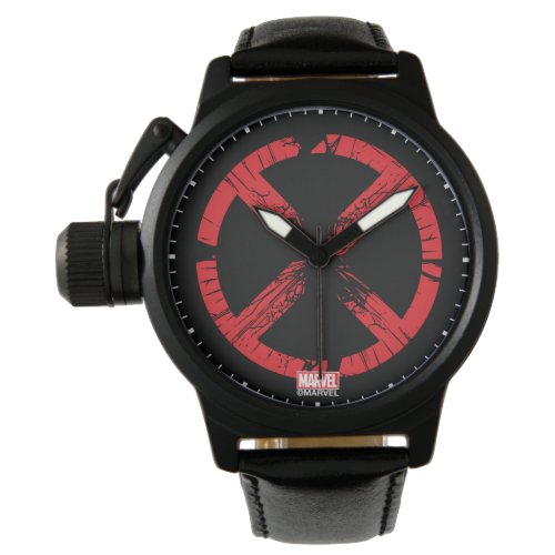 X-Men | Cracked Red and Black X Icon Watch