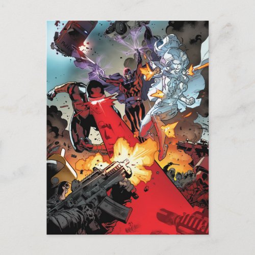 X_Men  Cyclops Magneto  Emma Frost Rampage Postcard