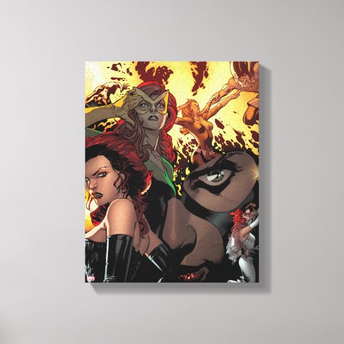 X_Men  Dark Phoenix  Jean Grey Collage Canvas Print
