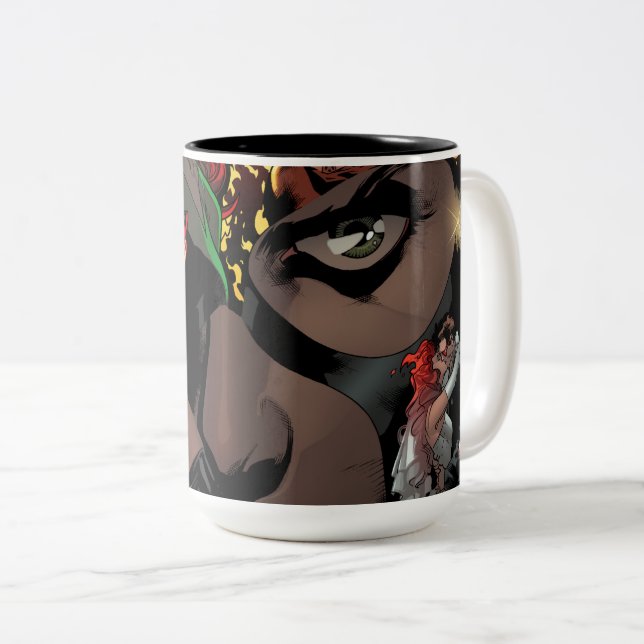 X-Men | Dark Phoenix & Jean Grey Collage Two-Tone Coffee Mug (Front Right)