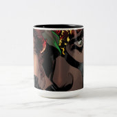 X-Men | Dark Phoenix & Jean Grey Collage Two-Tone Coffee Mug (Center)