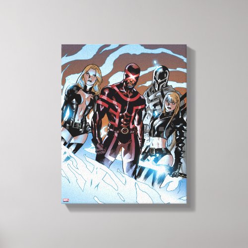 X_Men  Emma Frost Cyclops Magneto  Magik Canvas Print