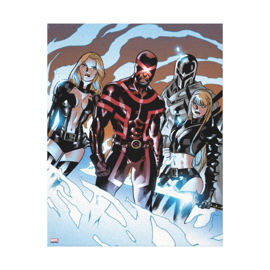 X-Men | Emma Frost, Cyclops, Magneto, & Magik Canvas Print | Zazzle.com