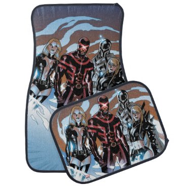 X-Men | Emma Frost, Cyclops, Magneto, & Magik Car Floor Mat