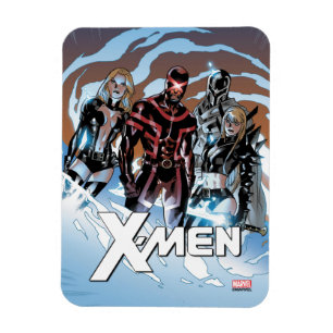 X-Men Emma Frost, Cyclops, Magneto, & Magik Magnet