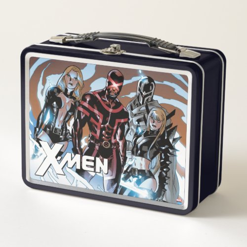 X_Men  Emma Frost Cyclops Magneto  Magik Metal Lunch Box