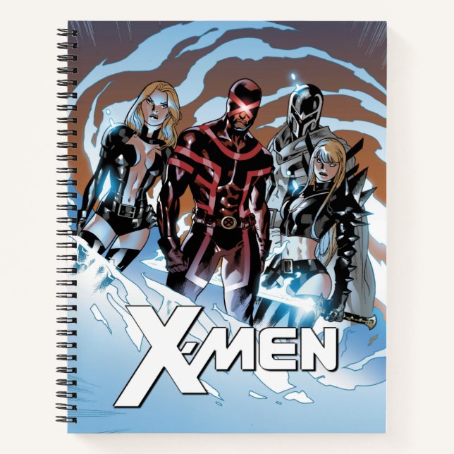 X-Men | Emma Frost, Cyclops, Magneto, & Magik Notebook (Front)
