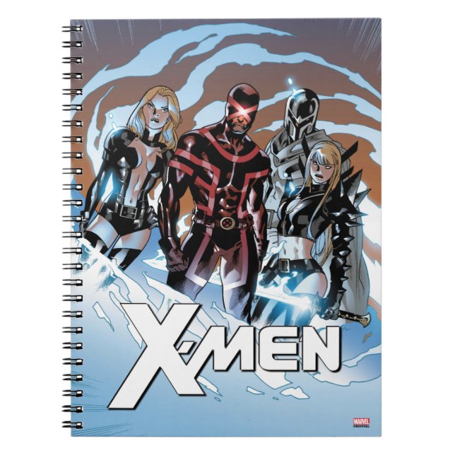 X-Men | Emma Frost, Cyclops, Magneto, & Magik Notebook (Front)