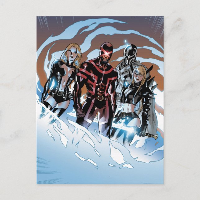 X-Men | Emma Frost, Cyclops, Magneto, & Magik Postcard (Front)