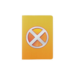 X-Men   Gold and White X Icon Passport Holder