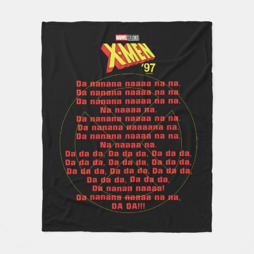 X_Men Intro Theme Song Fleece Blanket