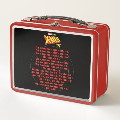 X_Men Intro Theme Song Metal Lunch Box