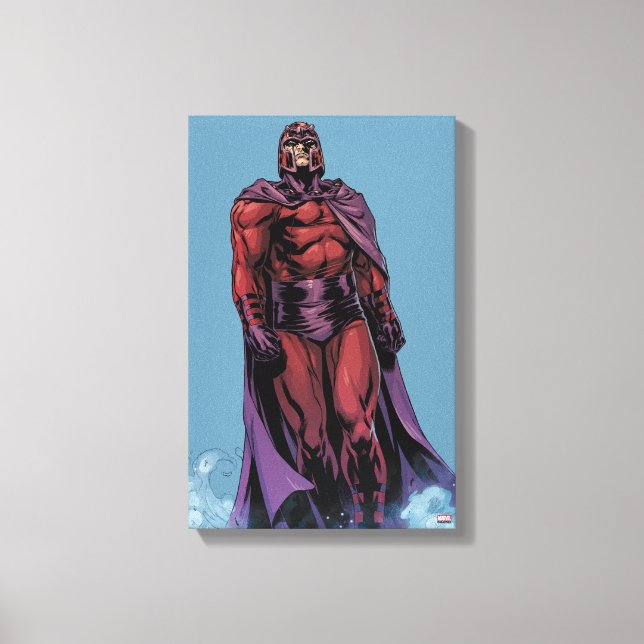 X-Men | Magneto Walking Through Fog Canvas Print (Front)