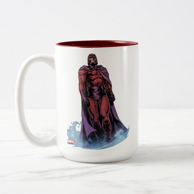X-Men | Magneto Walking Through Fog Two-Tone Coffee Mug (Left)