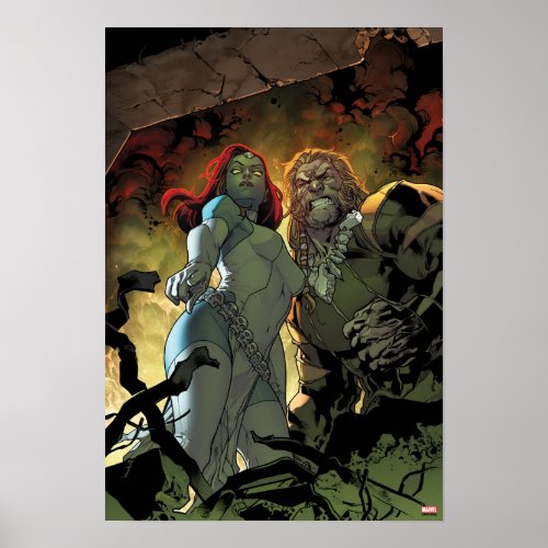 X_Men  Mystique  Sabretooth Poster