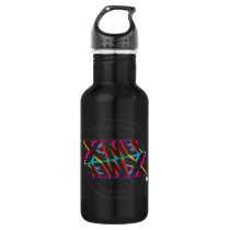 X-Men | Neon Offset Lined Logo Stainless Steel Water Bottle X-Men | Neon Offset Lined Logo Stainless Steel Water Bottle