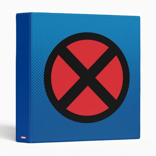 X_Men  Red and Black X Icon 3 Ring Binder