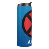 X-Men | Red and Black X Icon Thermal Tumbler (Rotated Left)