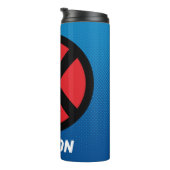 X-Men | Red and Black X Icon Thermal Tumbler (Rotated Right)