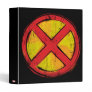 X-Men | Red and Yellow Spraypaint X Icon 3 Ring Binder