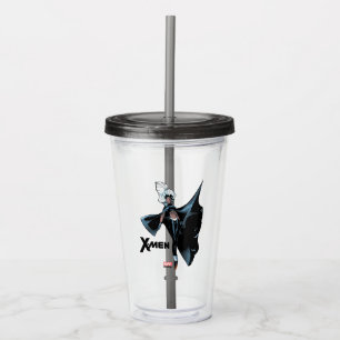X-Men Storm Over Burnng City Acrylic Tumbler