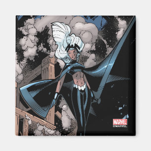 X-Men Storm Over Burnng City Magnet