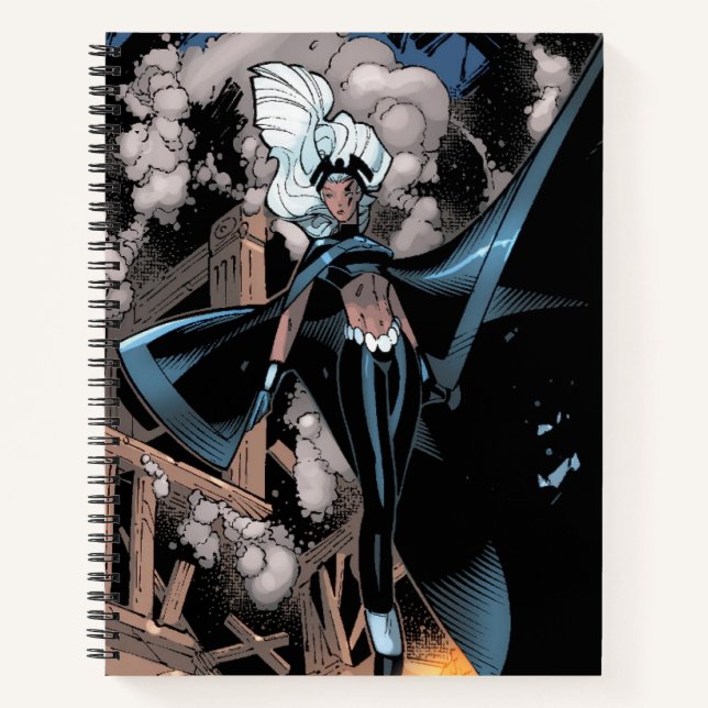X-Men | Storm Over Burnng City Notebook (Front)