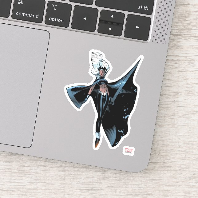 X-Men | Storm Over Burnng City Sticker (Detail)