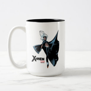 X-Men Storm Over Burnng City Two-Tone Coffee Mug