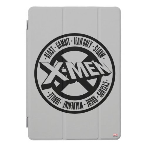 X_Men  Team Member Names Badge iPad Pro Cover
