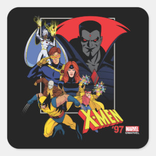 X-Men Vs Mister Sinister Square Sticker