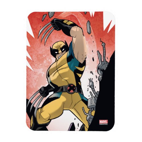 X_Men  Wolverine Slashing Machine Comic Panel Magnet