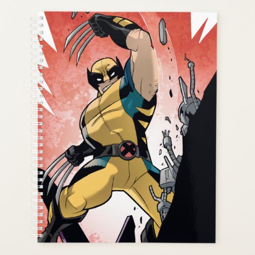 X_Men  Wolverine Slashing Machine Comic Panel Planner