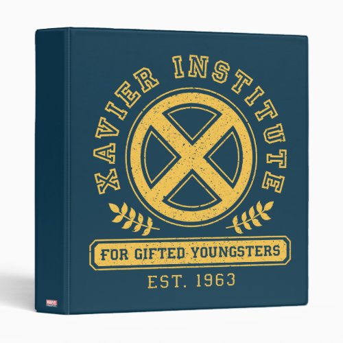 X_Men  Worn Xavier Institute Collegiate Graphic 3 Ring Binder