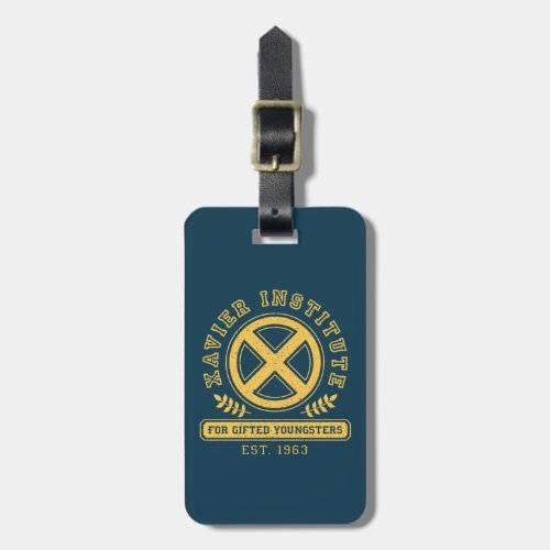 X_Men  Worn Xavier Institute Collegiate Graphic Luggage Tag