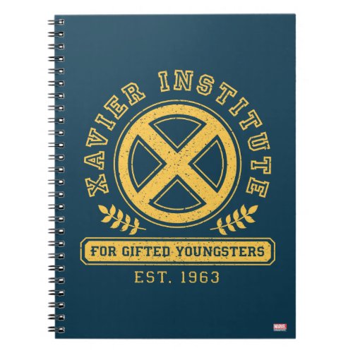 X_Men  Worn Xavier Institute Collegiate Graphic Notebook