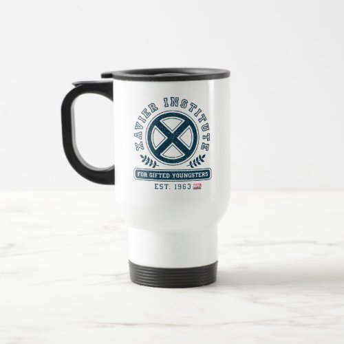 X_Men  Worn Xavier Institute Collegiate Graphic Travel Mug