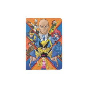 X-Men X Themed Group Collage Passport Holder