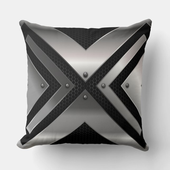 X Metal Pillow (Front)