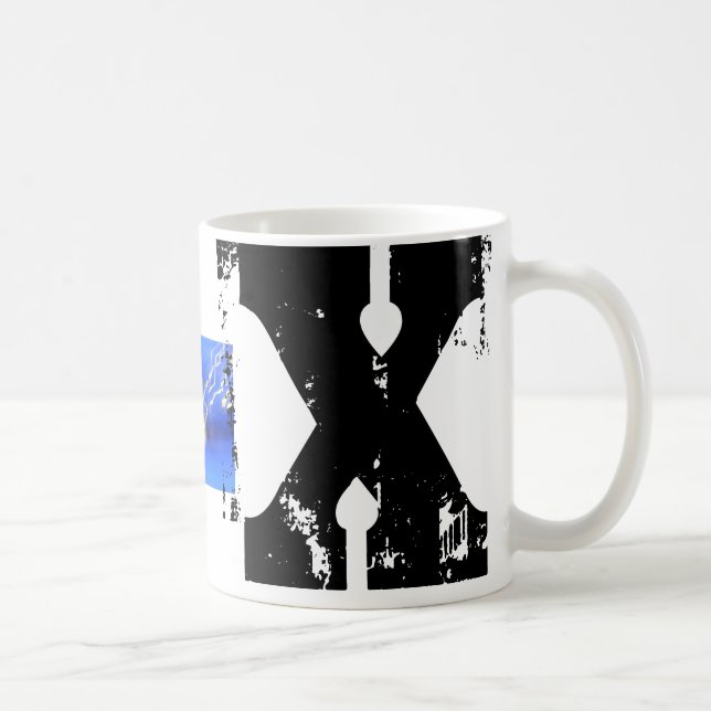 X Monogram Fun mug (Right)