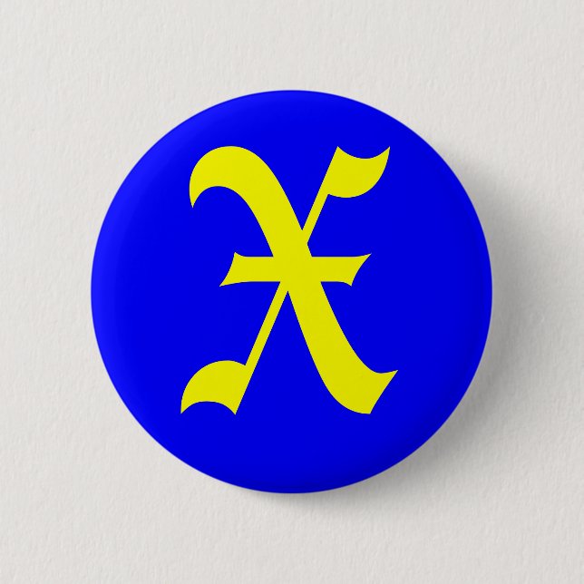 X - OLD ENGLISH BUTTON (Front)