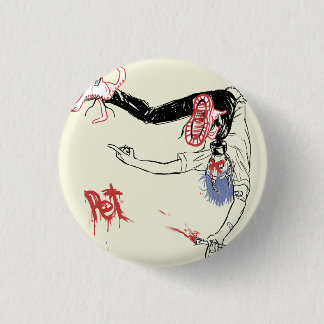 X PINBACK BUTTON